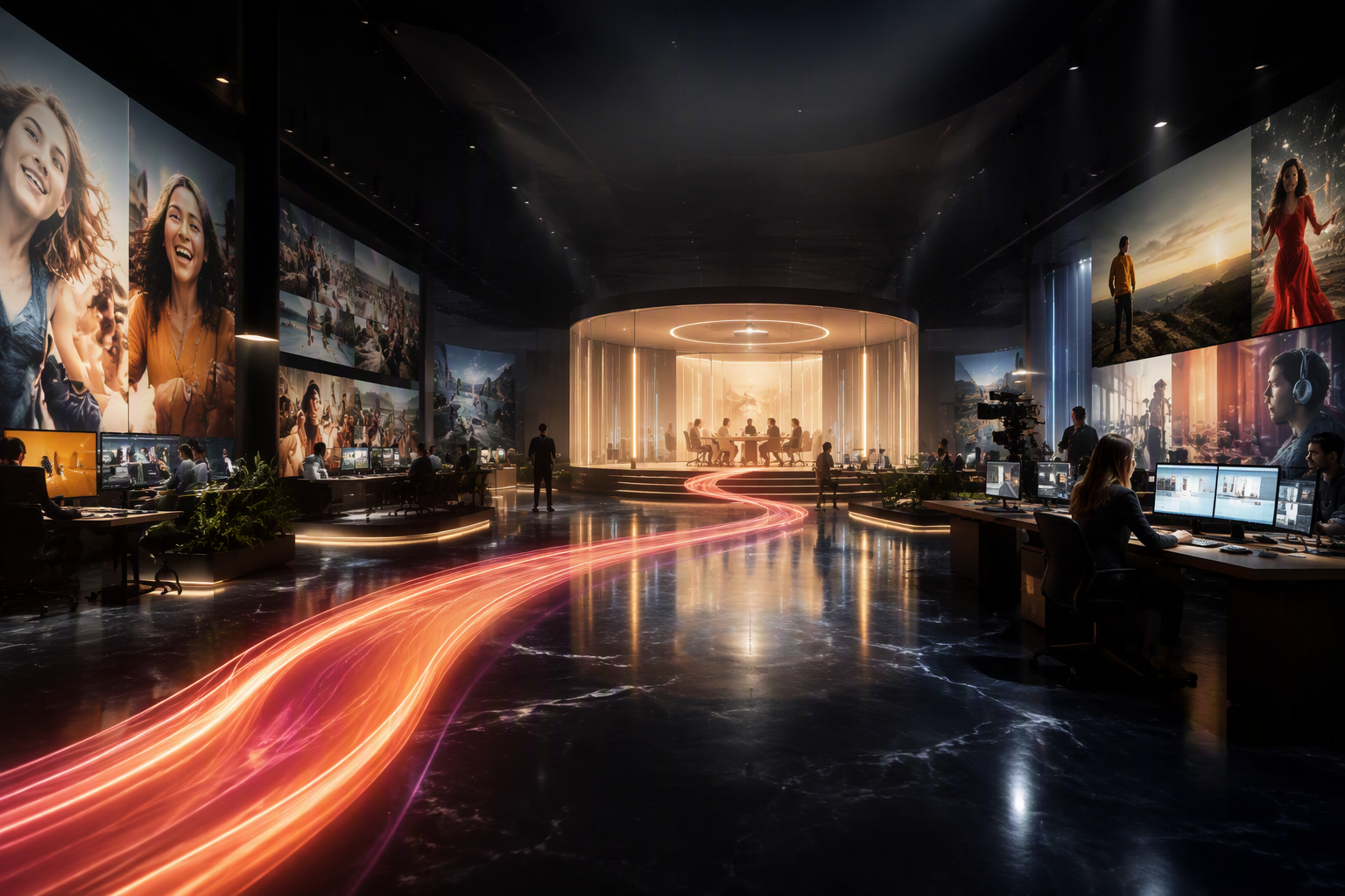 Previsualization of the Agent workflow becoming a spatial world